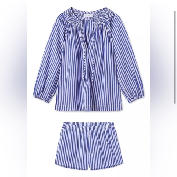 Blue Striped Women's Sleepwear Set - Picture 6 of 6